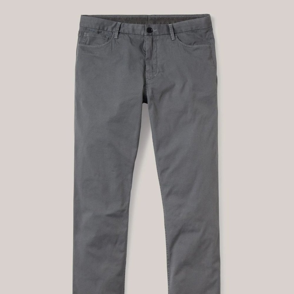 NWT Buck Mason Vintage Canvas 5-Pocket Pant in Slate - Size 30